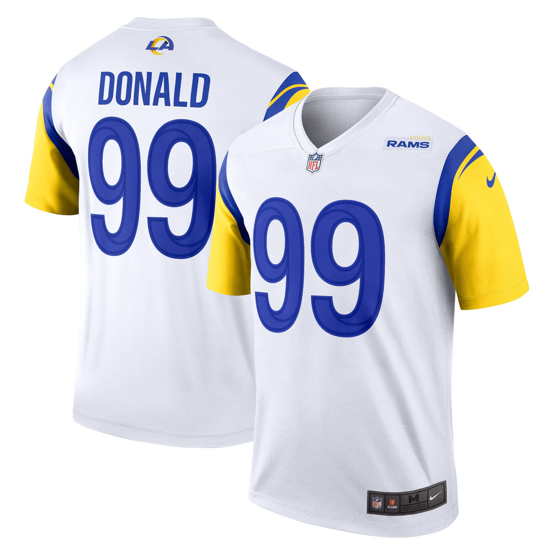 Aaron Donald Los Angeles Rams white Legend jersey