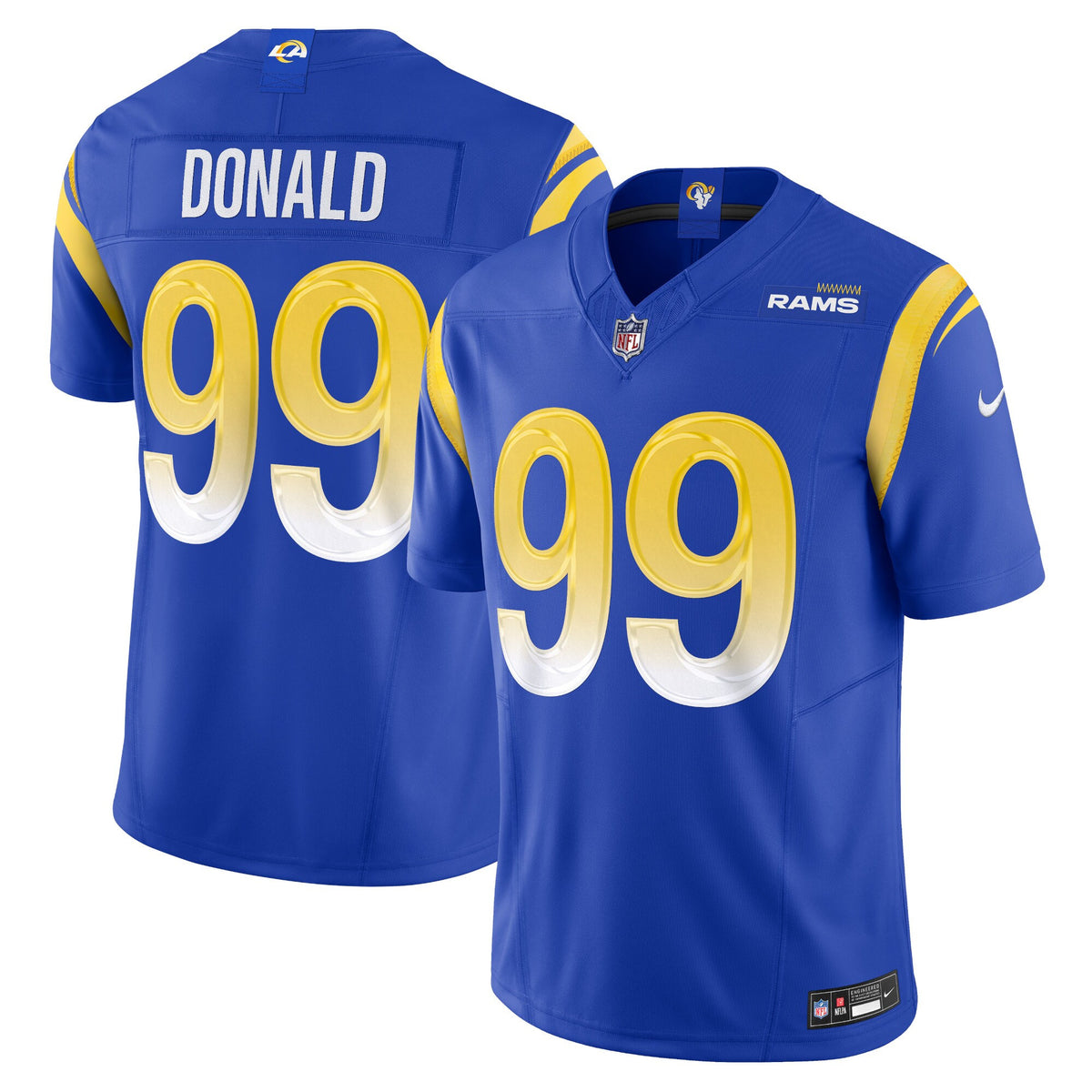 Aaron Donald Los Angeles Rams royal Vapor jersey