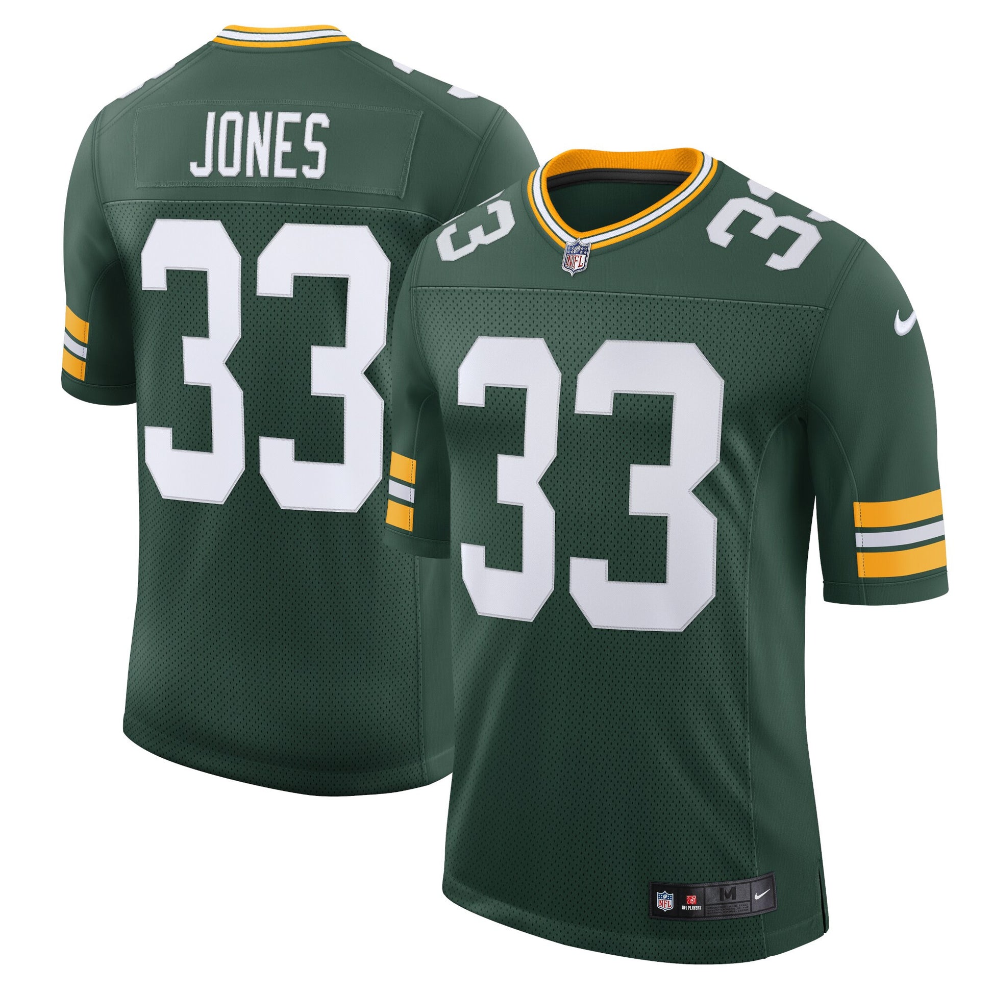 Aaron Jones Green Bay Packers green Limited jersey