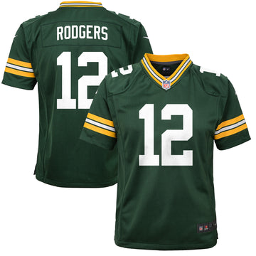 Aaron Rodgers Green Bay Packers green jersey