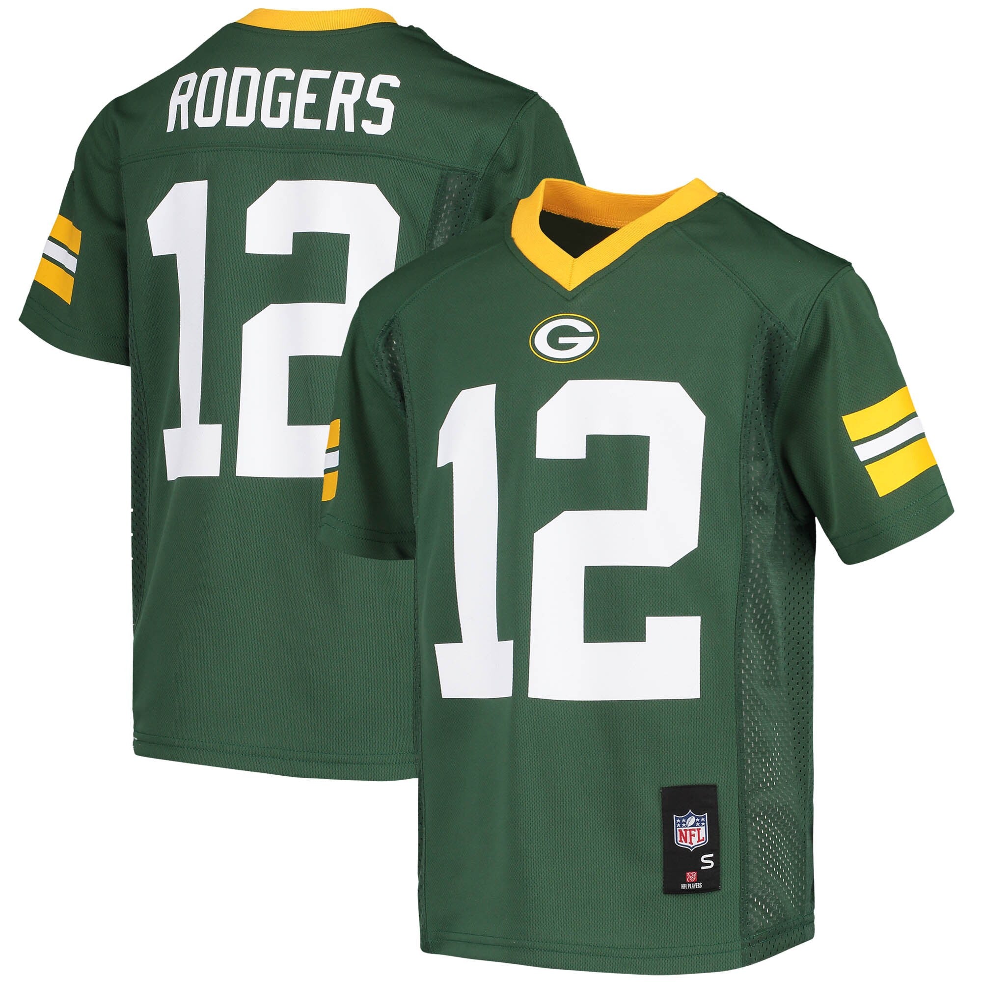 Aaron Rodgers Green Bay Packers green jersey