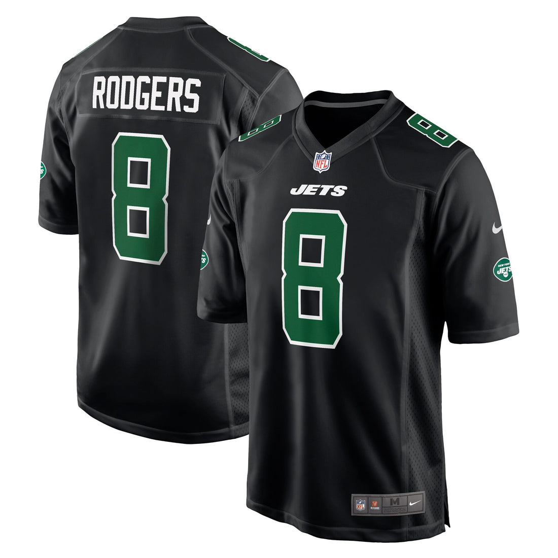 Aaron Rodgers New York Jets black Fashion jersey