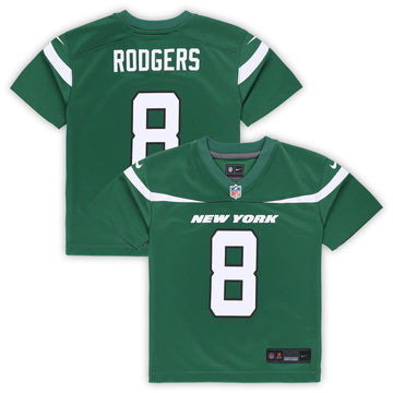 Aaron Rodgers Gotham New York Jets green jersey