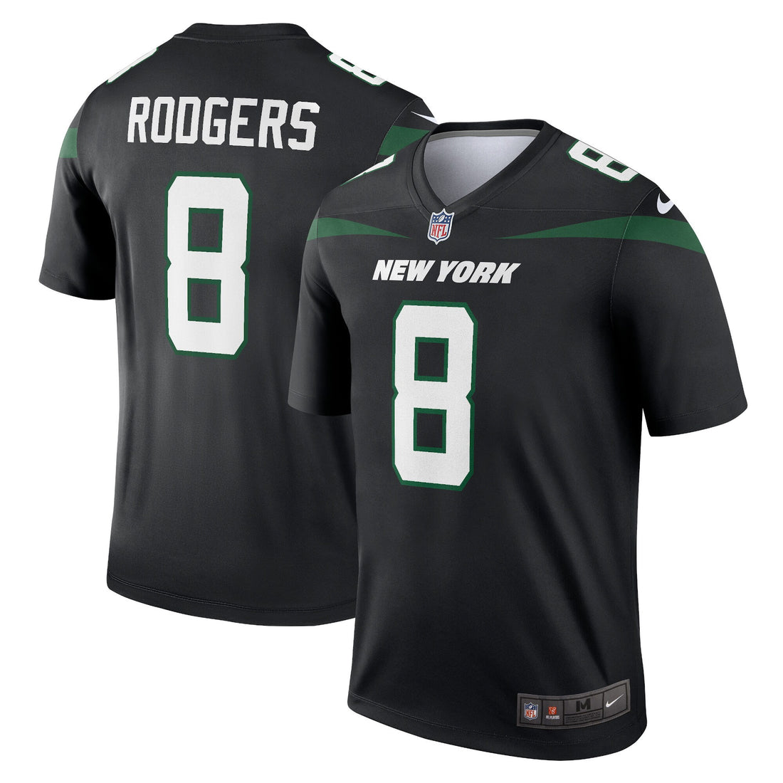 Aaron Rodgers New York Jets black Legend jersey