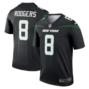 Aaron Rodgers New York Jets black Legend jersey