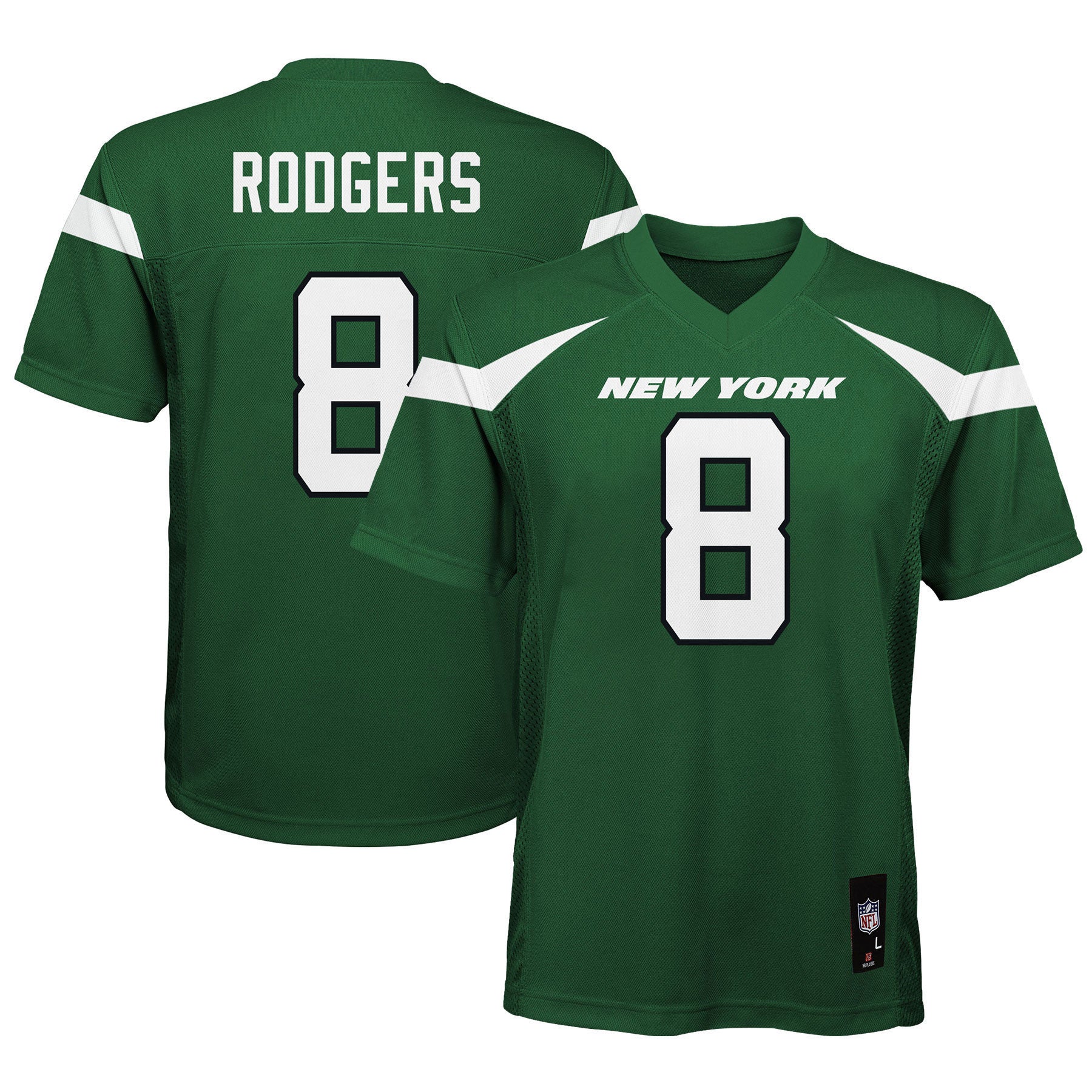 Aaron Rodgers Preschool New York Jets green jersey