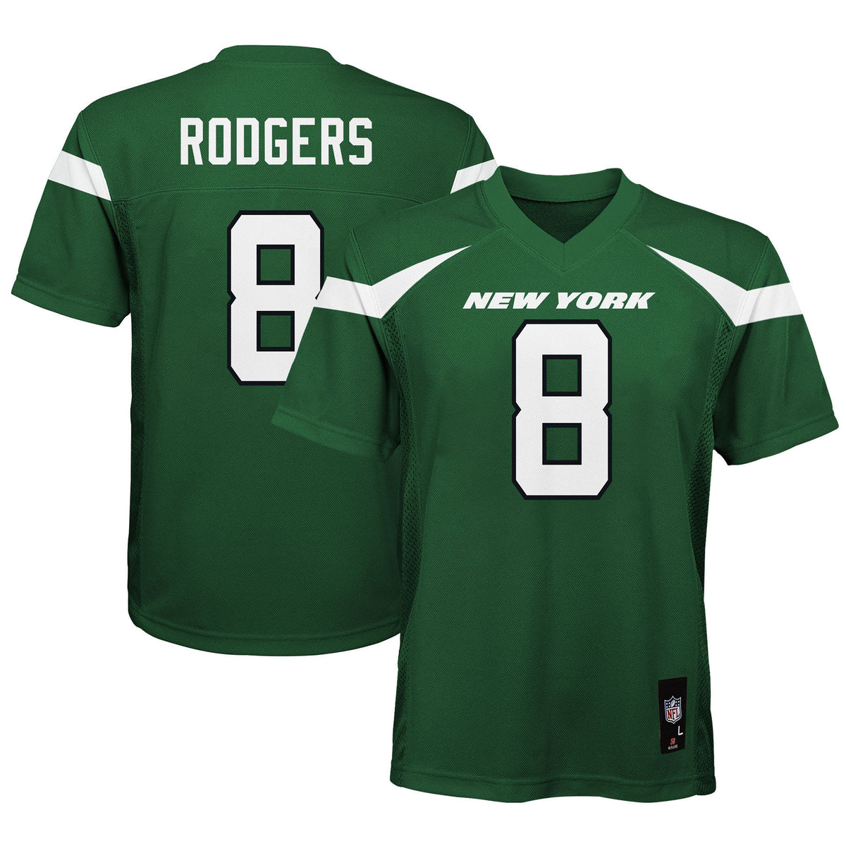 Aaron Rodgers Preschool New York Jets green jersey