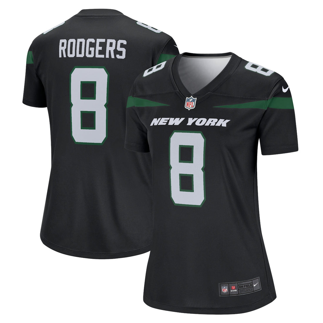 Aaron Rodgers New York Jets black Legend jersey