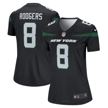 Aaron Rodgers New York Jets black Legend jersey