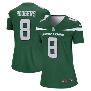 Aaron Rodgers New York Jets green Legend jersey