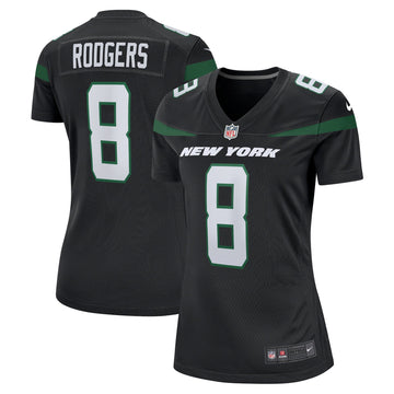 Aaron Rodgers New York Jets black jersey