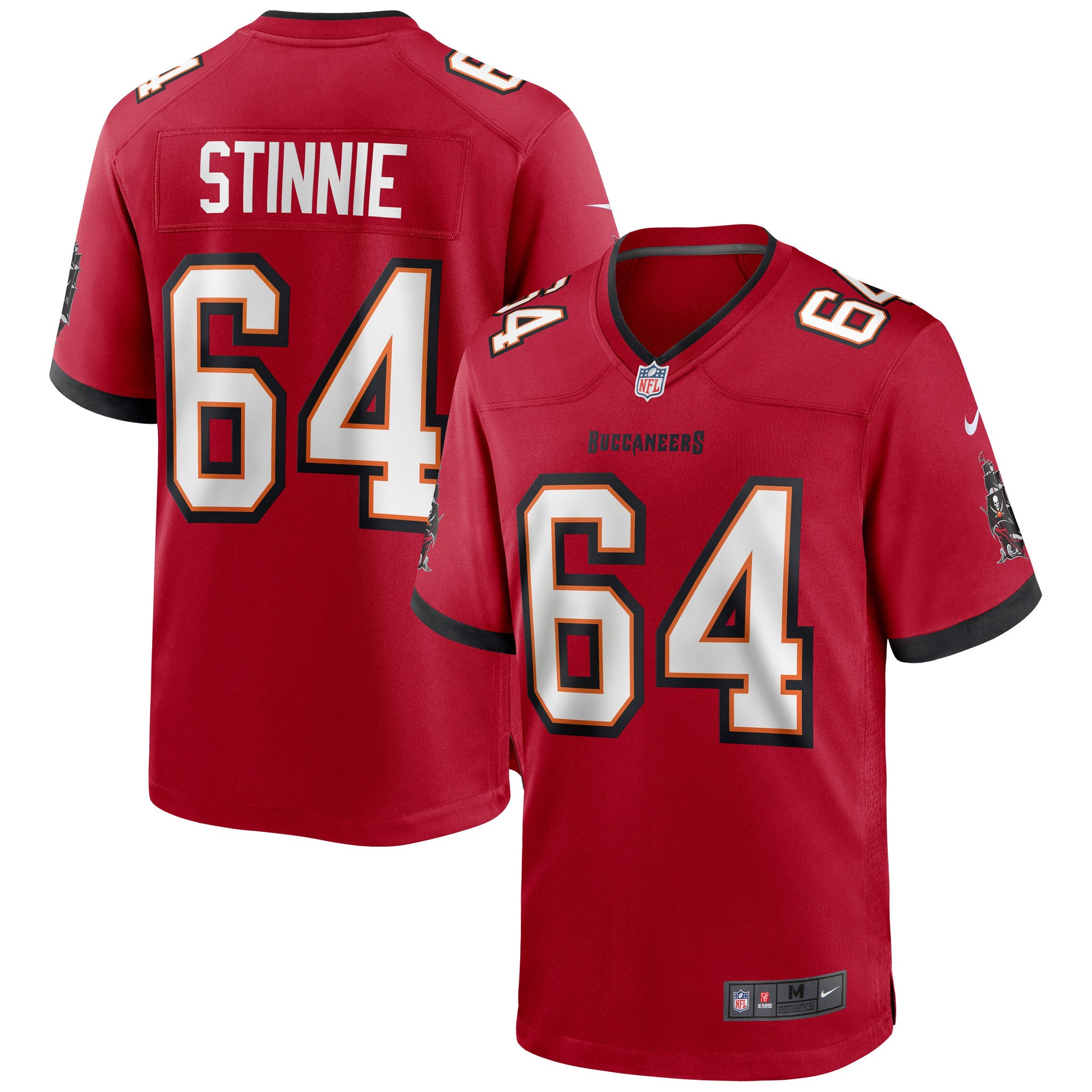Aaron Stinnie Tampa Bay Buccaneers red jersey