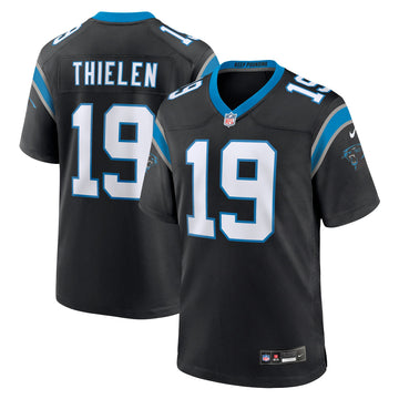 Adam Thielen Carolina Panthers black jersey