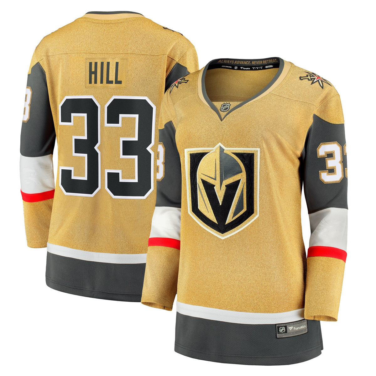 Adin Hill Vegas Golden Knights gold Home jersey