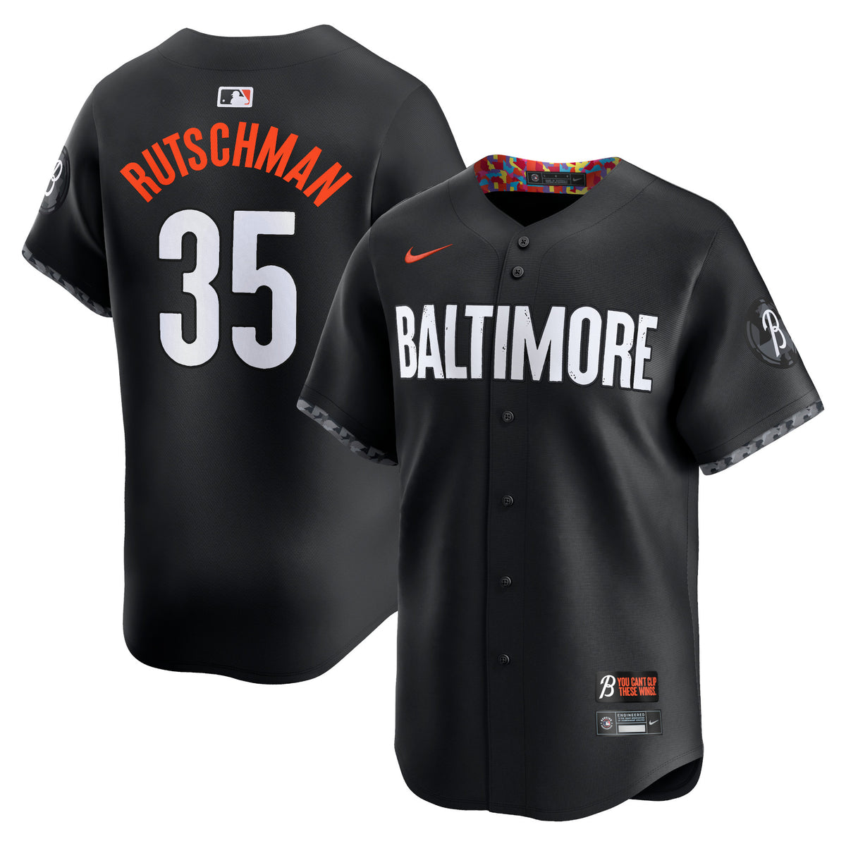 Adley Rutschman Baltimore Orioles black City Connect jersey