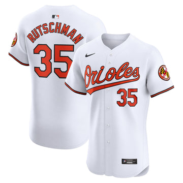 Adley Rutschman Baltimore Orioles white Elite jersey