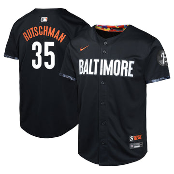 Adley Rutschman Baltimore Orioles black City Connect jersey