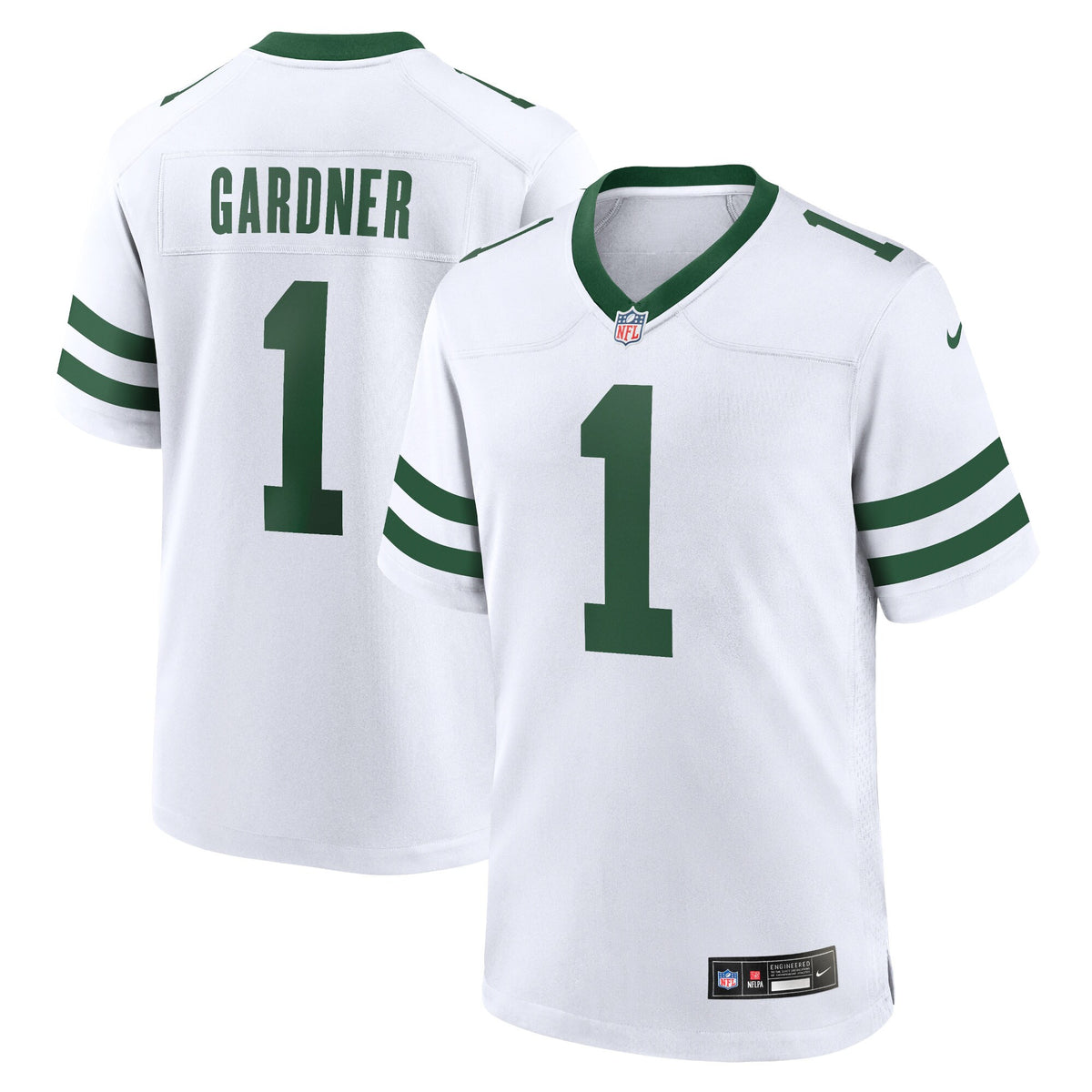 Ahmad Sauce Gardner New York Jets white jersey
