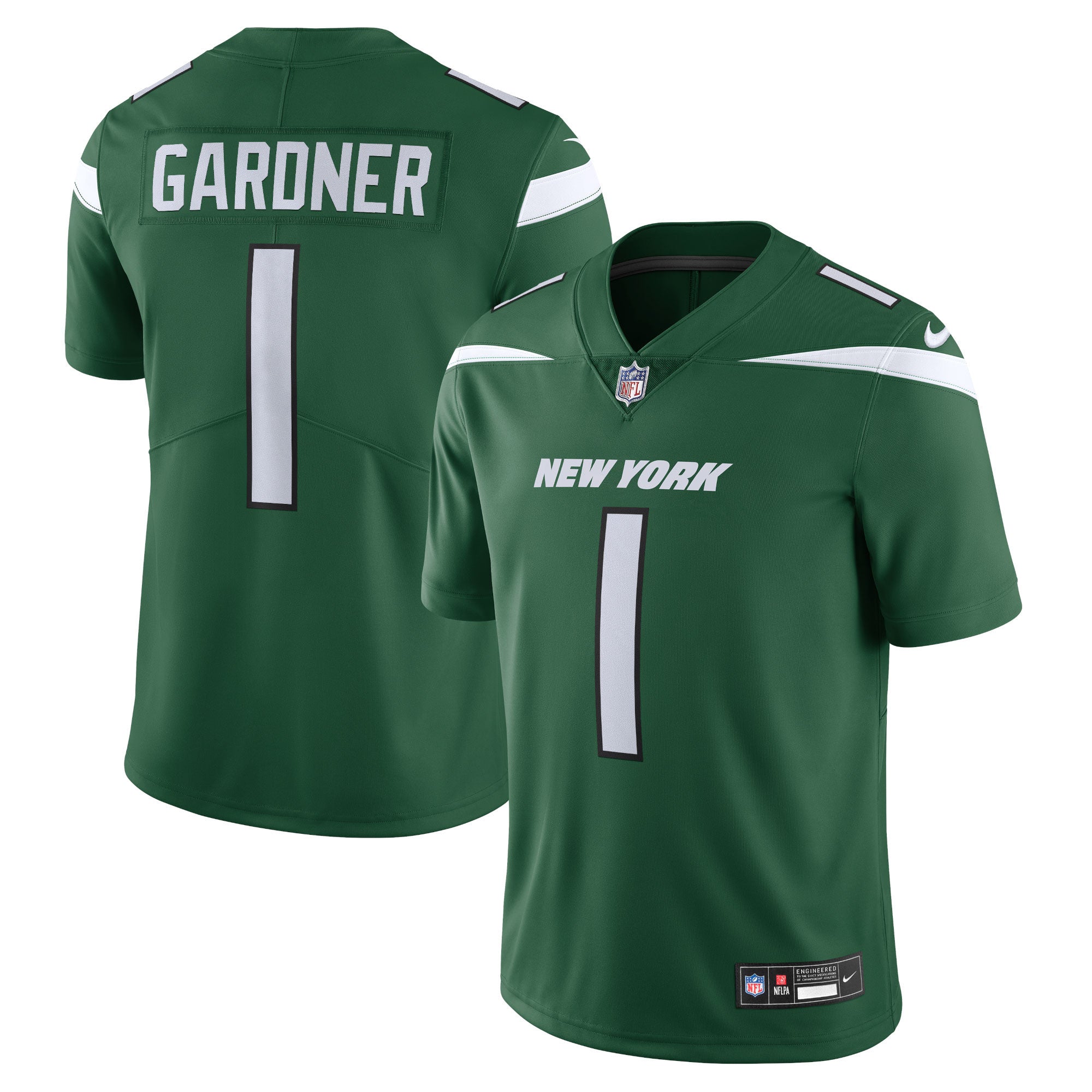 Ahmad Sauce Gardner New York Jets green Vapor jersey