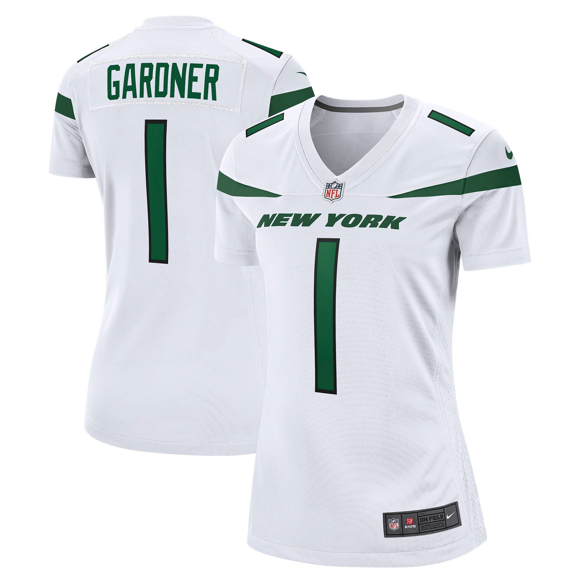 Ahmad Sauce Gardner New York Jets white jersey