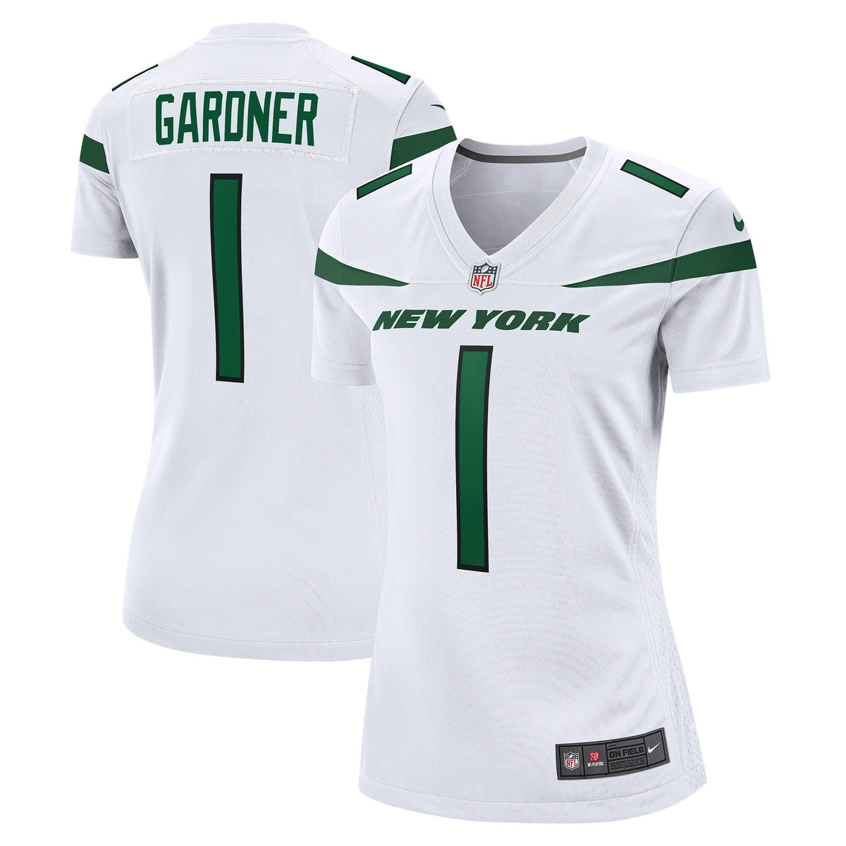 Ahmad Sauce Gardner New York Jets white jersey