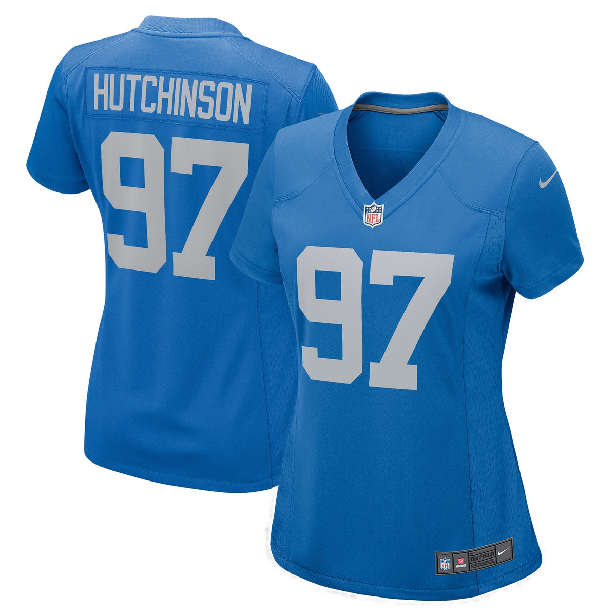 Aidan Hutchinson Detroit Lions blue jersey