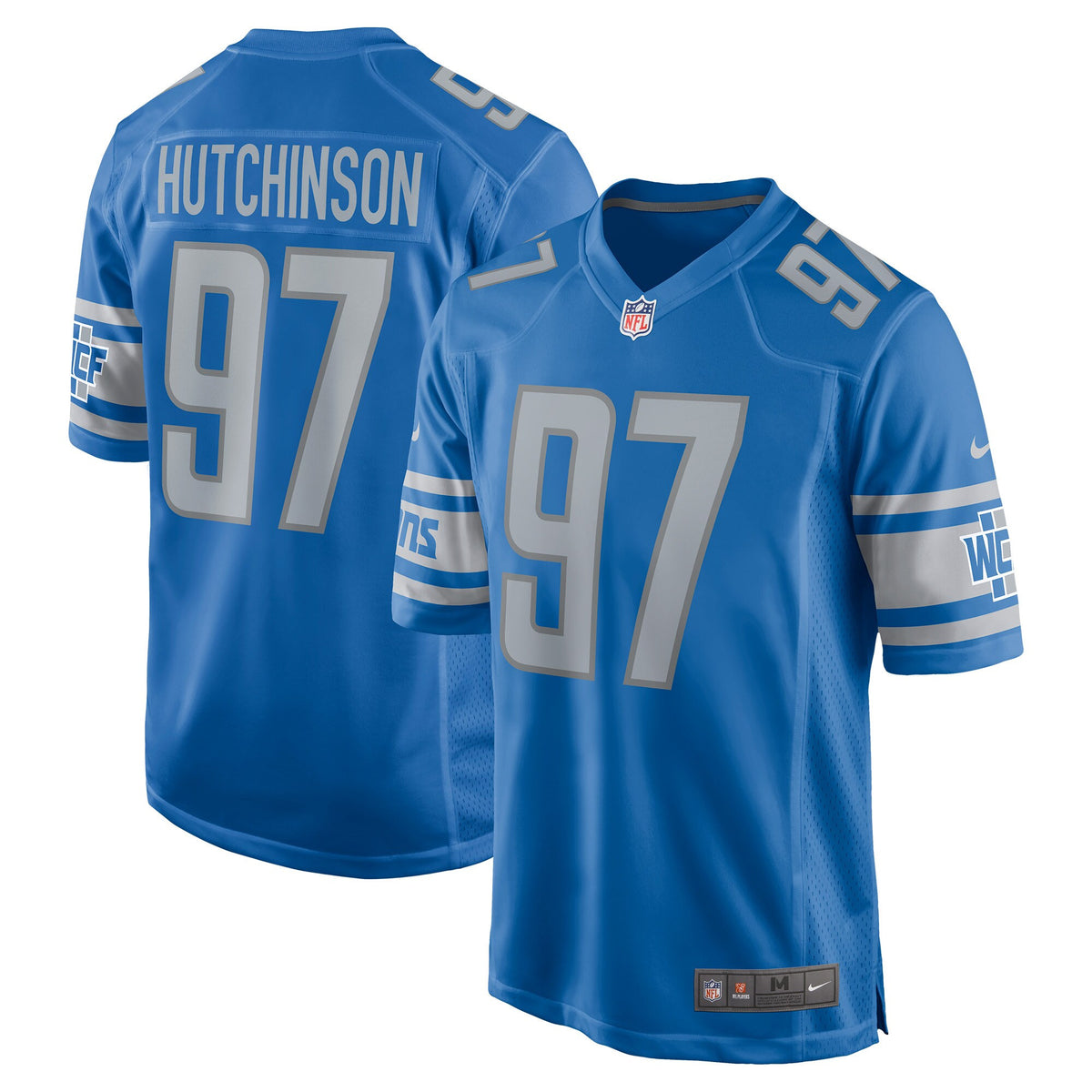 Aidan Hutchinson Detroit Lions blue jersey