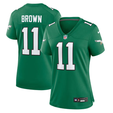 A.j. Brown Philadelphia Eagles green jersey