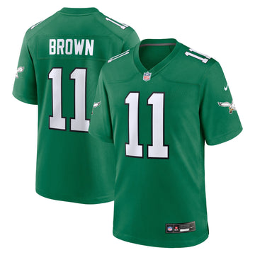 A.j. Brown Philadelphia Eagles green jersey