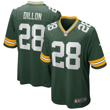 Aj Dillon Green Bay Packers green Game jersey