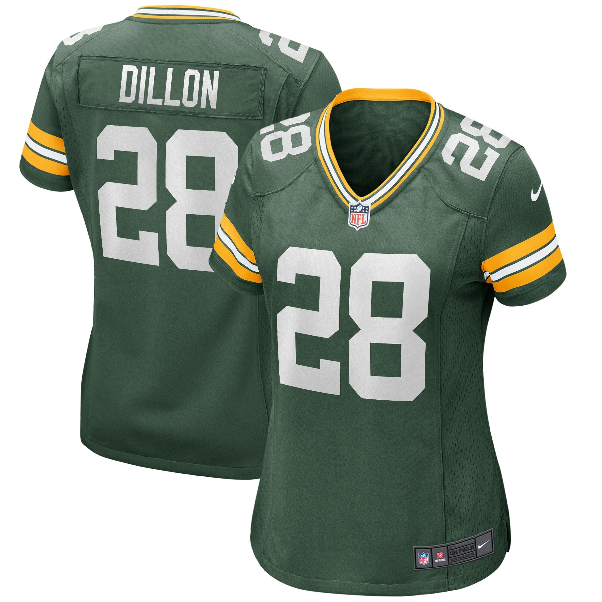 Aj Dillon Green Bay Packers green jersey