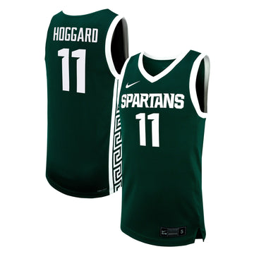 Aj Hoggard Michigan State Spartans green jersey
