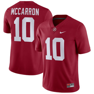 Aj Mccarron Alabama Crimson Tide crimson jersey