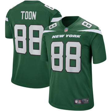 Al Toon New York Jets green Game jersey