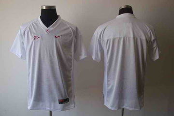Alabama Blank Harvard Crimson white jersey