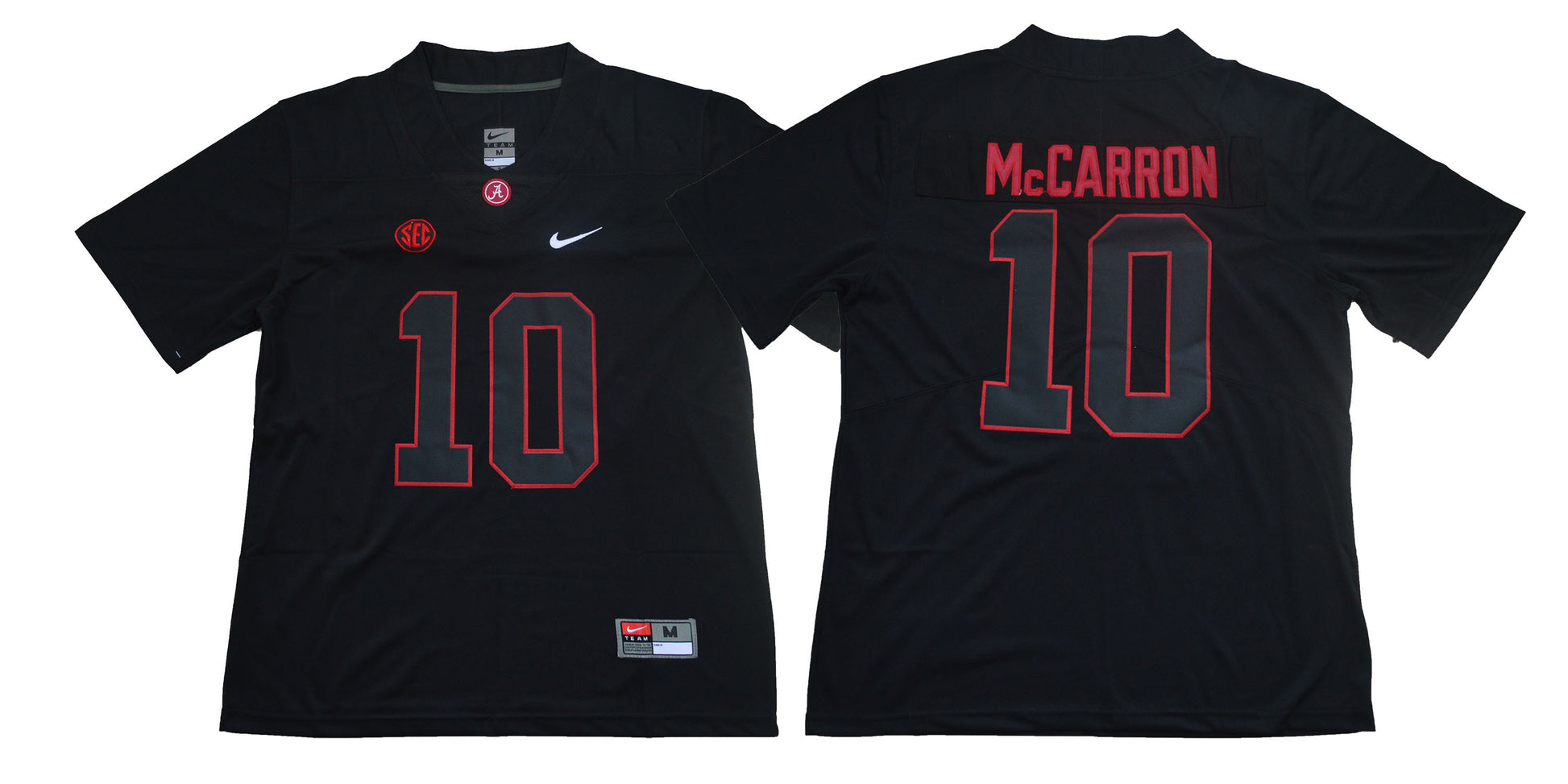 A.J. McCarron Alabama Crimson Tide black Shadow jersey