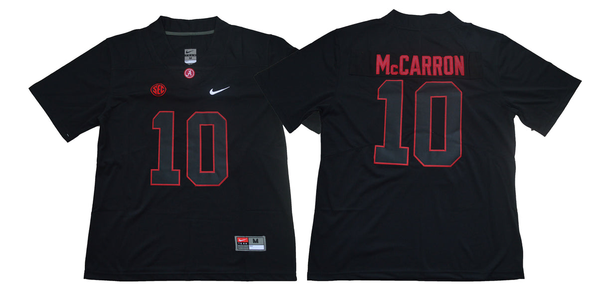 A.J. McCarron Alabama Crimson Tide black Shadow jersey