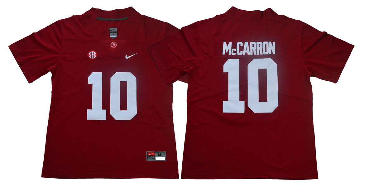 A.J. McCarron Alabama Crimson Tide red jersey