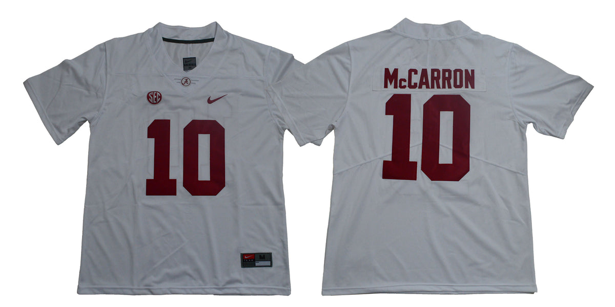A.J. McCarron Alabama Crimson Tide white jersey