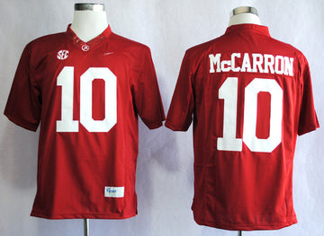 McCarron Alabama Crimson Tide red Limited jersey