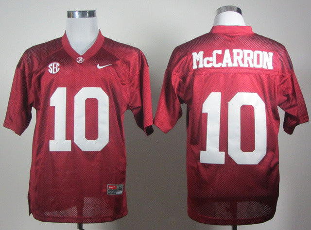 McCARRON Alabama Crimson Tide red jersey