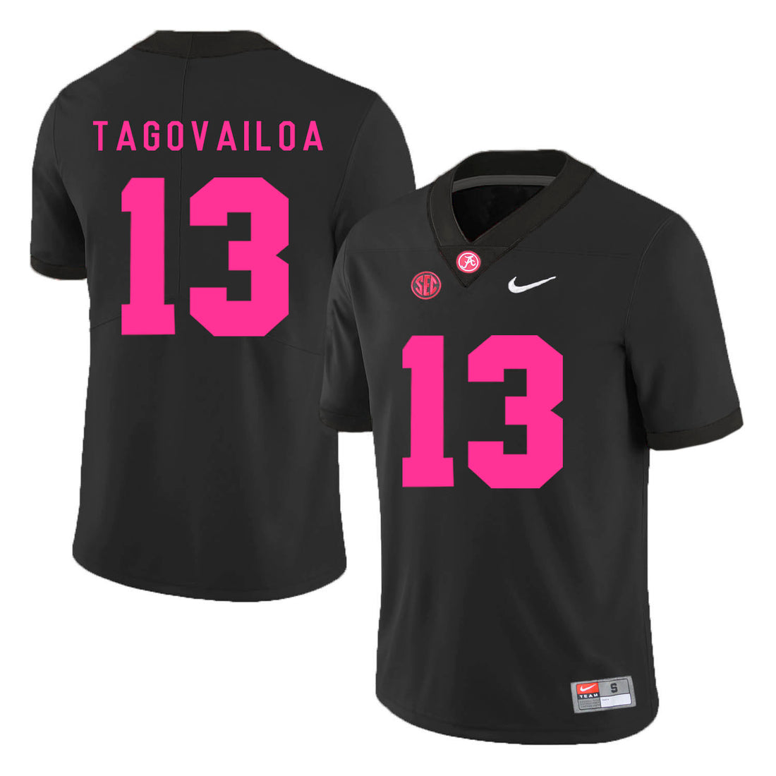 Tua Tagovailoa Alabama Crimson Tide black jersey