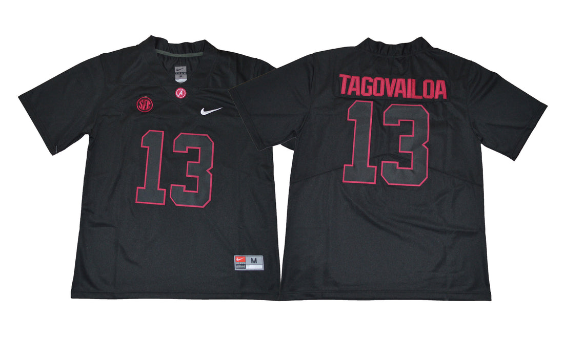 Tua Tagovailoa Alabama Crimson Tide black jersey