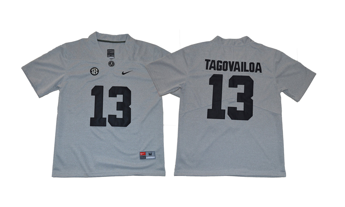 Tua Tagovailoa Alabama Crimson Tide gray jersey