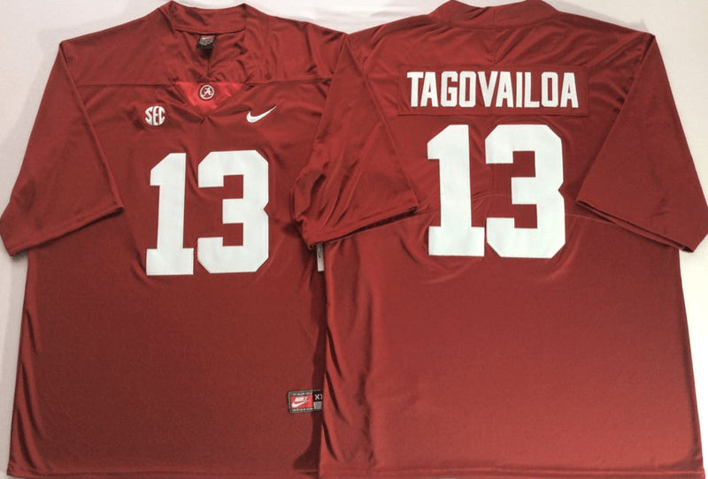 Tua Tagovailoa Alabama Crimson Tide red jersey