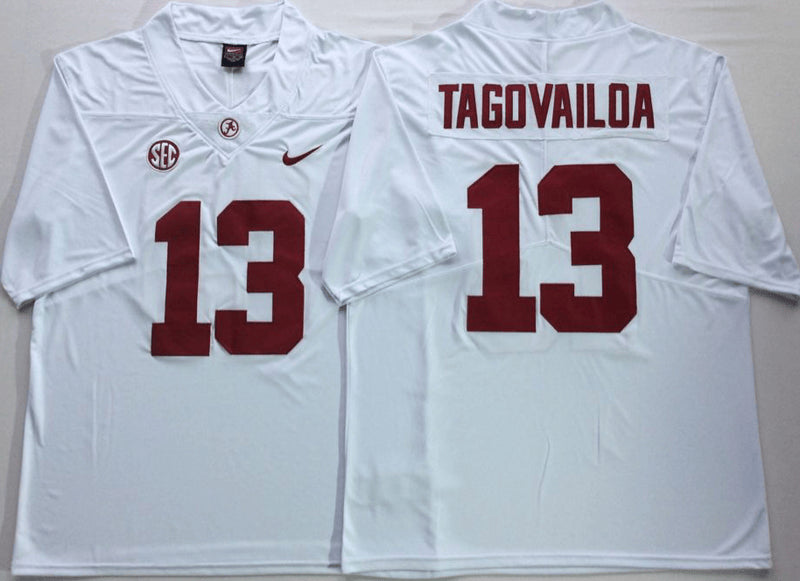 Tua Tagovailoa Alabama Crimson Tide white jersey
