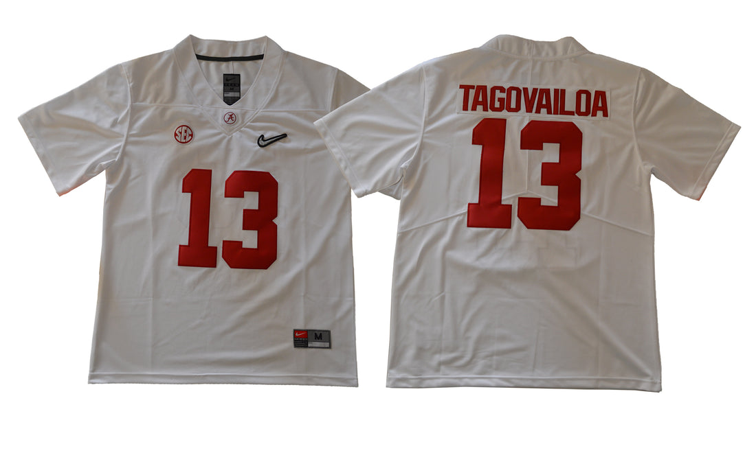 Tua Tagovailoa Alabama Crimson Tide white jersey