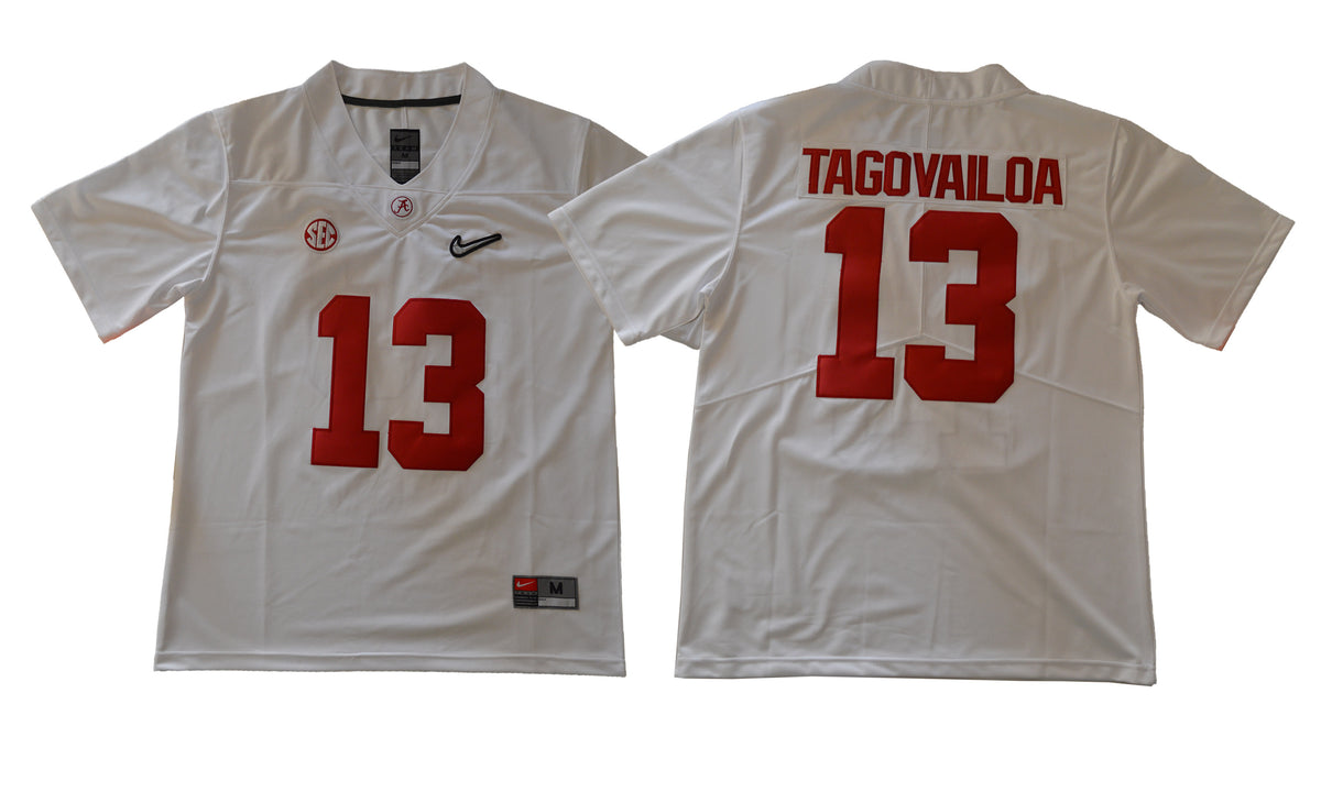 Tua Tagovailoa Alabama Crimson Tide white jersey