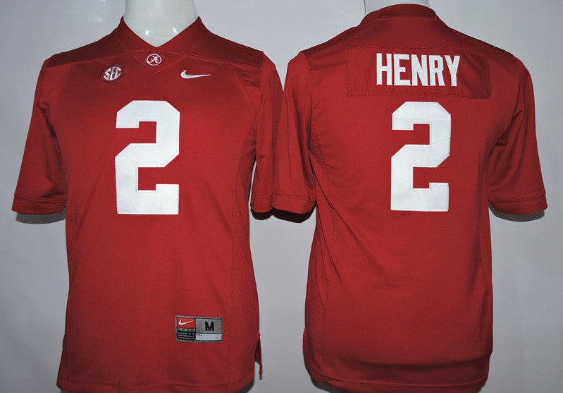 Derrick Henry Alabama Crimson Tide red jersey