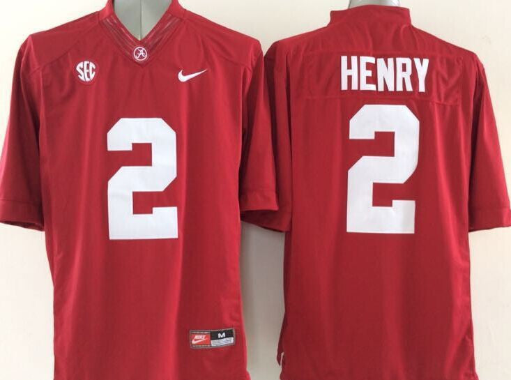 Derrick Henry Alabama Crimson Tide red jersey